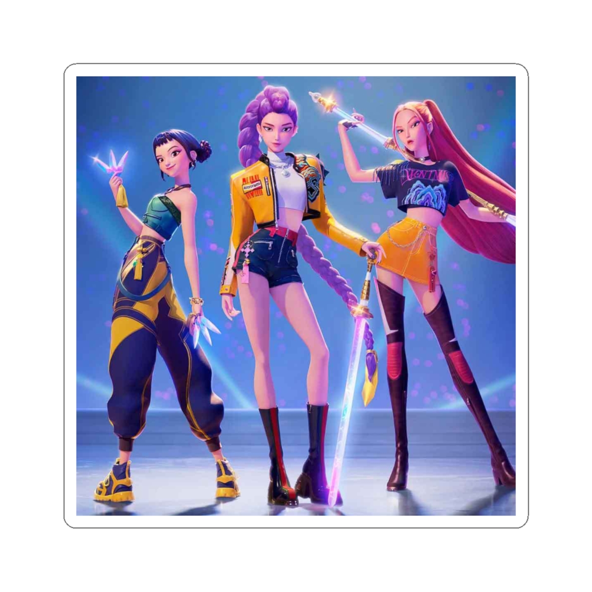 Sticker | KPop Demon Hunters - alternate angle 3, merchandise