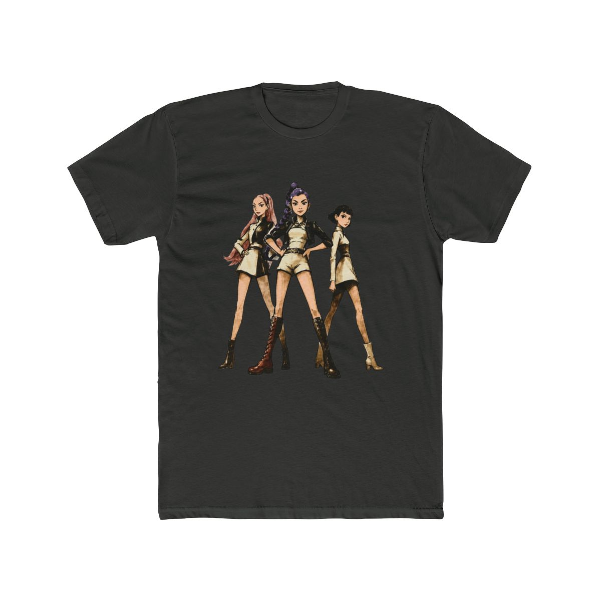 the three kpop hunters sumi e T Shirt | KPop Demon Hunters - alternate angle 5, merchandise